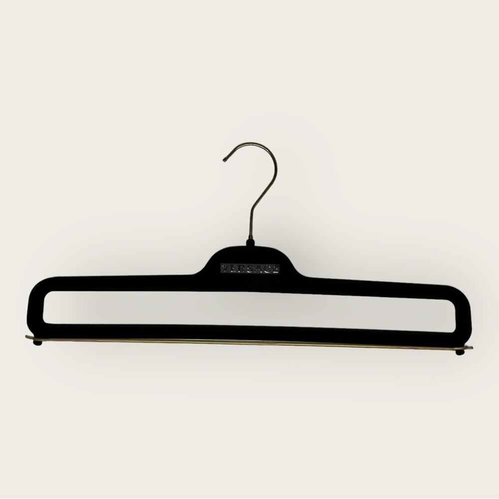 Versace | Velvet Pant Hanger | Black | Approx. 15 inch